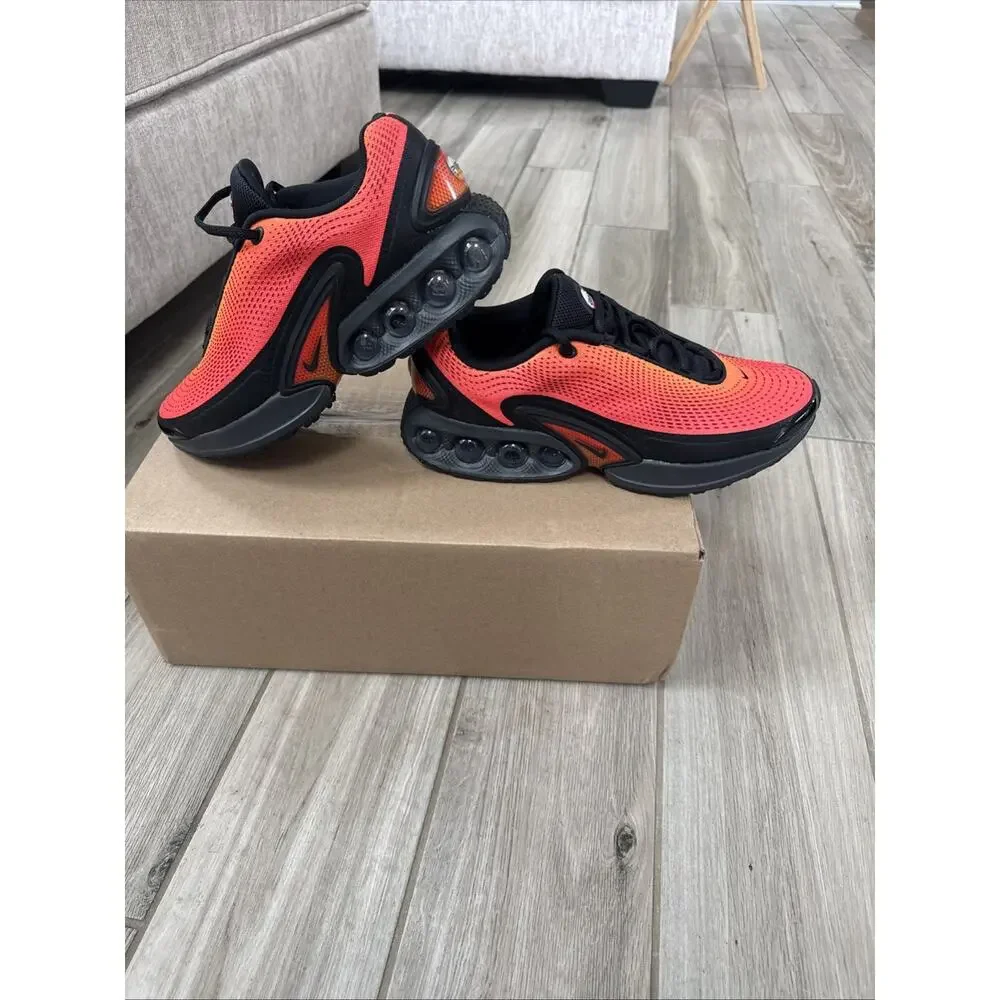 Size 8.5 Nike Air Max DN 'Total Orange Crimson Black' Mens IB4505-803 Shoes